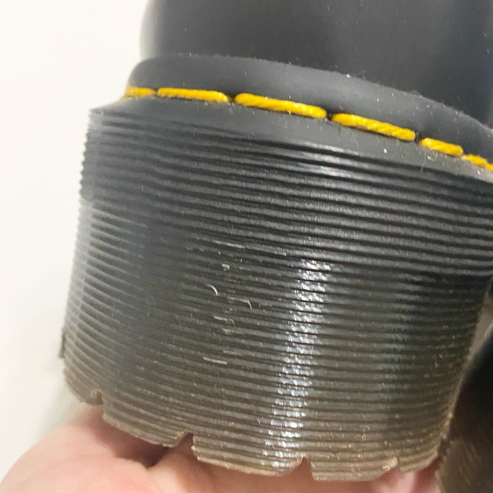 Dr. Martens Bethan Mary Jane Platform Black Leather Shoes - Picture 6 of 8